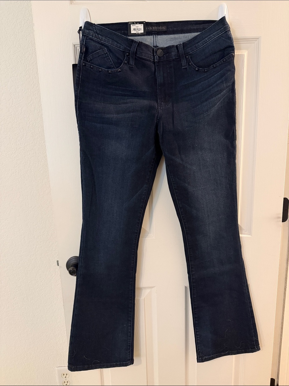 Women's Dark Blue Boot Cut Jeans